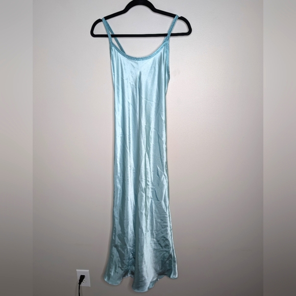 Jones New York Slip Dress mint Green sz L - Picture 1 of 6